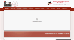Desktop Screenshot of ihmshrishakti.com